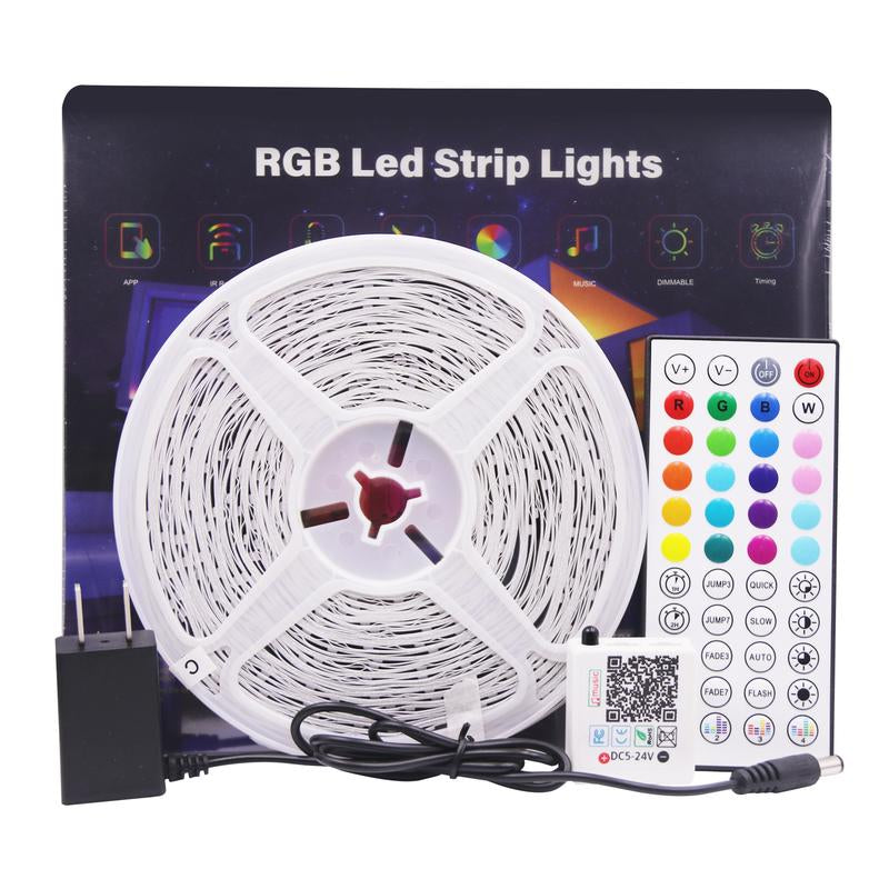 Smart LED Rope Lights - 100FT & 50FT RGB Color Changing Strip with App & Remote Control, Music Sync for Bedroom Ambiance