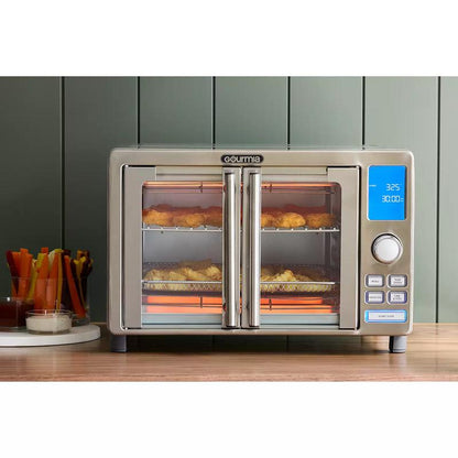 Gourmia French Door Digital Air Fryer Oven, New