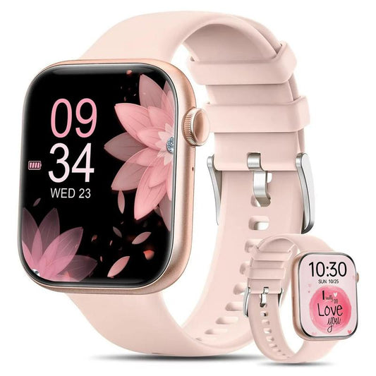 Fashionable Silicone Smart Watch 1.83''Touch Screen,Fitness Watch with Answer/Make Calls/100+ Sports , IP67 Waterproof for Android Ios Devices