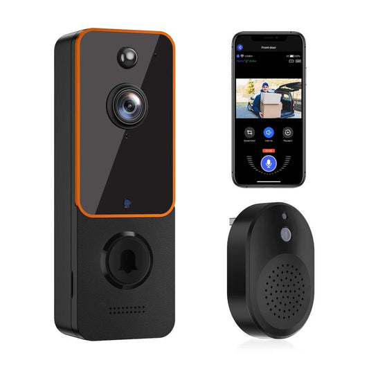 Stay connected and secure with our Wireless Video Doorbell! 🎥🔔 Enjoy 1080P HD video, AI human detection, 2-way talk, and night vision. Easy to install and perfect for any weather! #HomeSecurity #SmartHome