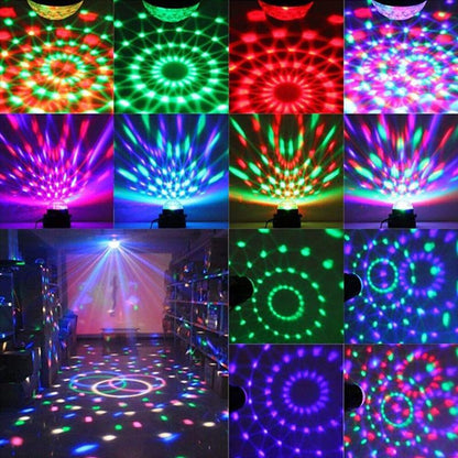 Vibrant RGB Sound Activated Party Light with Remote - Perfect for Home, Weddings, and Festivals!