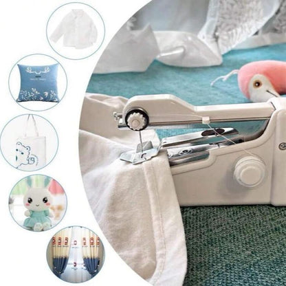 Mini Cordless Portable Handheld Sewing Machine for Quick Repairs - Compact and Lightweight Sewing Tool