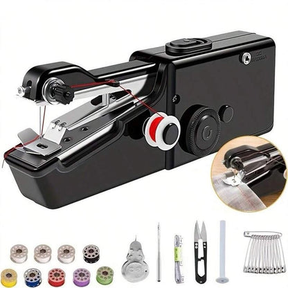 Mini Cordless Portable Handheld Sewing Machine for Quick Repairs - Compact and Lightweight Sewing Tool