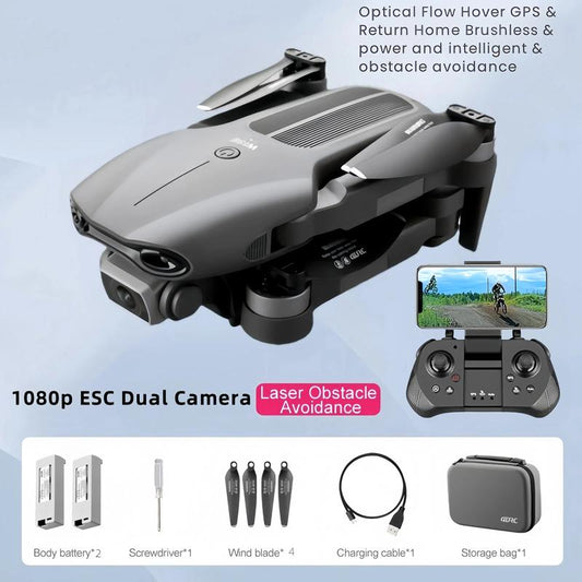 F9 Gps Drone with Camera for Adults.1080Phd Camera,Rc Quadcopterhelicopter with 2 Batteries, Fpy Livewideo for Beginners,With Brushlessmotor, Rth,Follow Me,Carrying Case