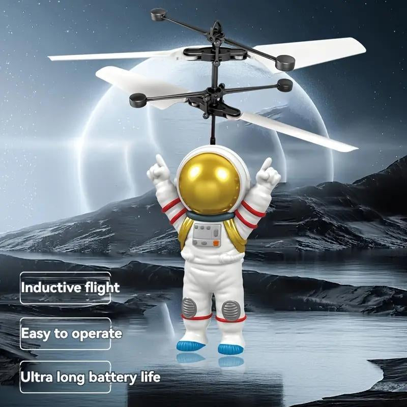 Flying Robot Toy for Age 3 4 5 6 7 Year Kids Boys White Flying Robot Mini Drone Rechargeable - Experience Thrilling Flight with Our Futuristic Flying Robot Toy