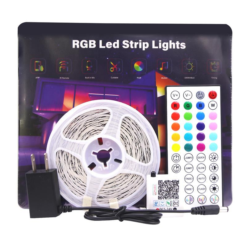 Smart LED Rope Lights - 100FT & 50FT RGB Color Changing Strip with App & Remote Control, Music Sync for Bedroom Ambiance