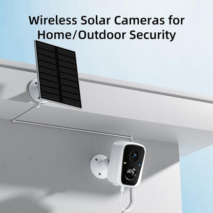 SV3C 4MP Solar Security Camera with Color Night Vision, 2-Way Audio, PIR, Cloud Storage, Alexa Compatibility - Wireless & Low Power Solutions!